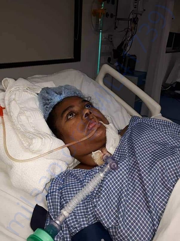 Sneha's Photo in hospital