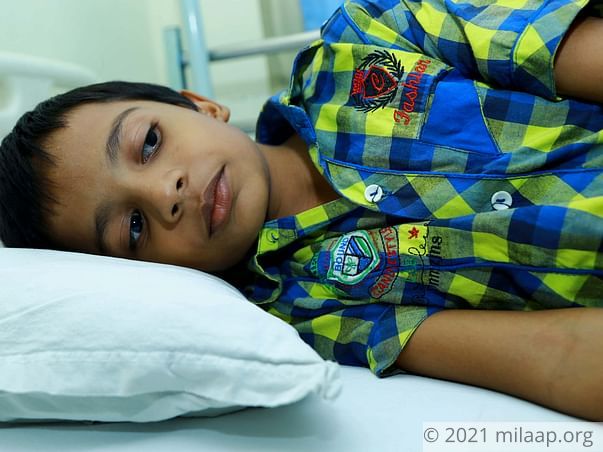 10-year-old's blood disorder can paralyse and kill him without help