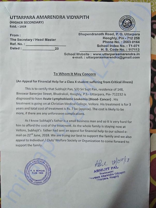 School Appeal Letter