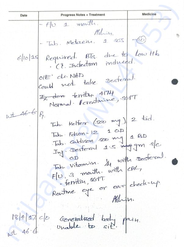 Treatment Description