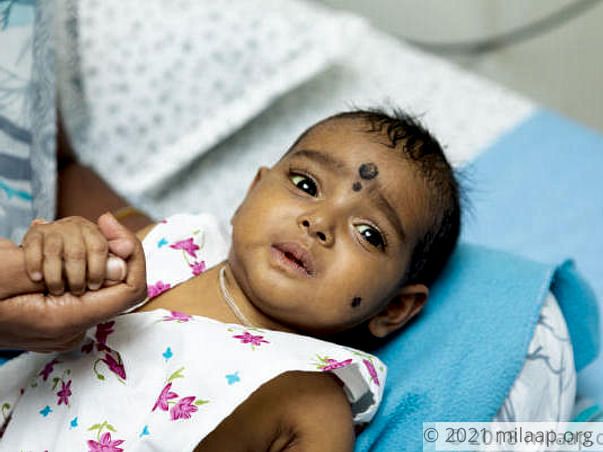 Help this 4-month-old get a new liver and beat impending death