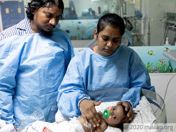 Painter Cannot Afford To Save 4-Month-Old Who Is Battling For Life