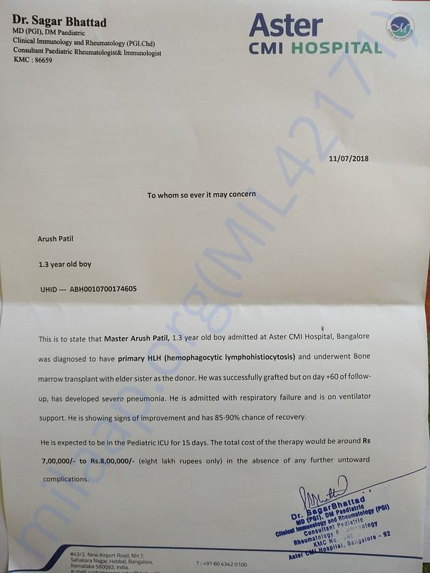 Estimation letter