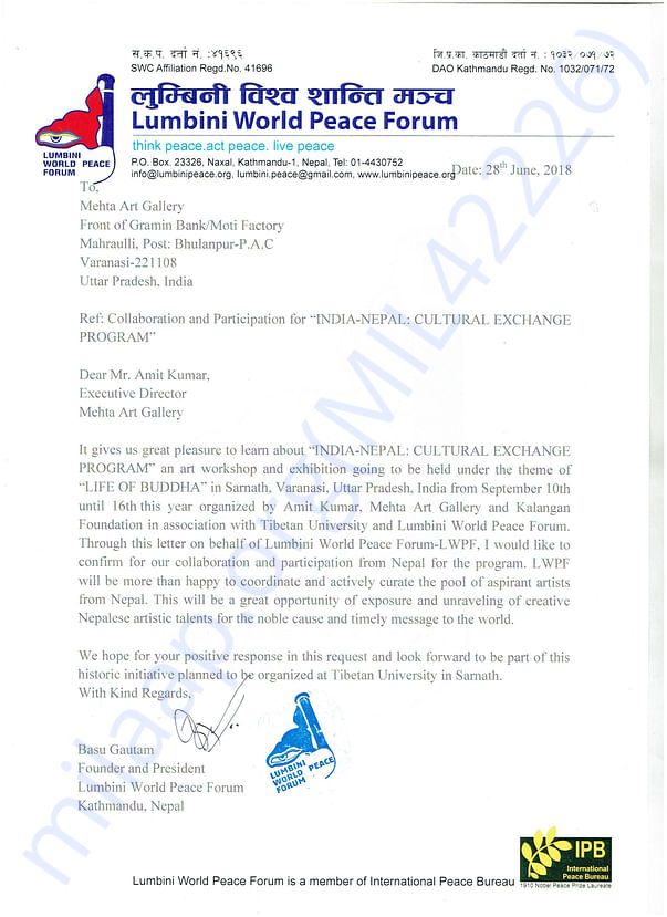 Letter from LWPF, Nepal