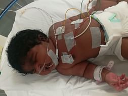 Help this newborn infant to get back her life
