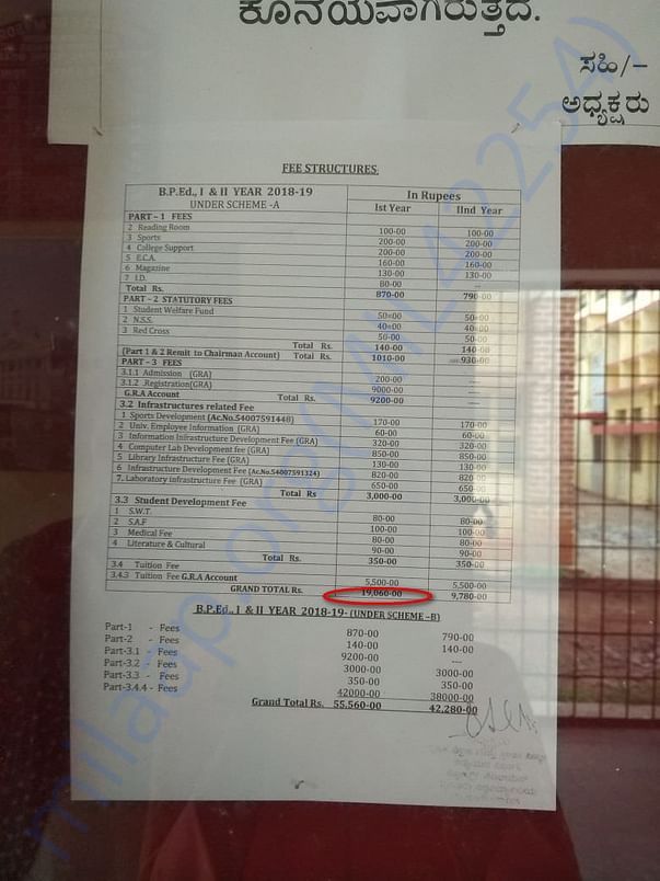 Fee Structure