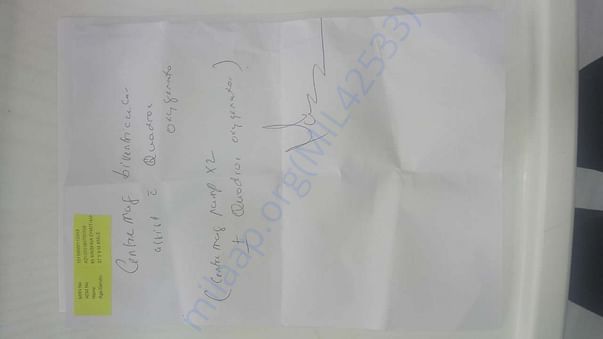 Narayana Hospital Medical Certificate