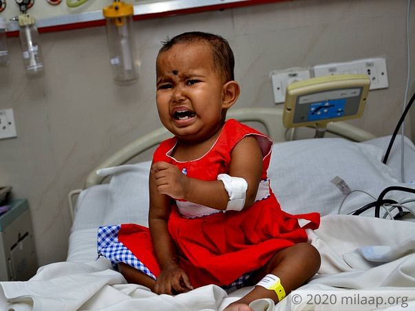 1-year-old Darshika will succumb to cancer without help