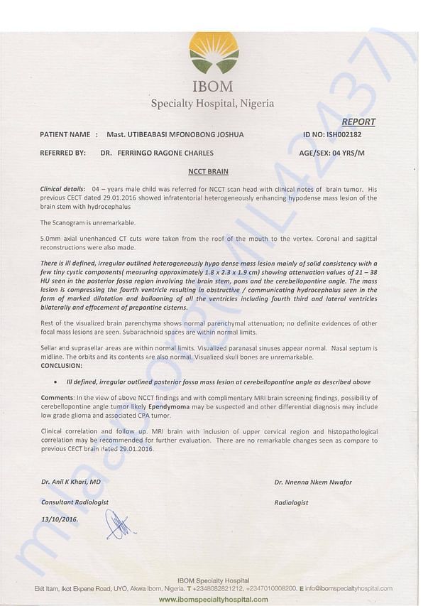 DOCTORS REPORT