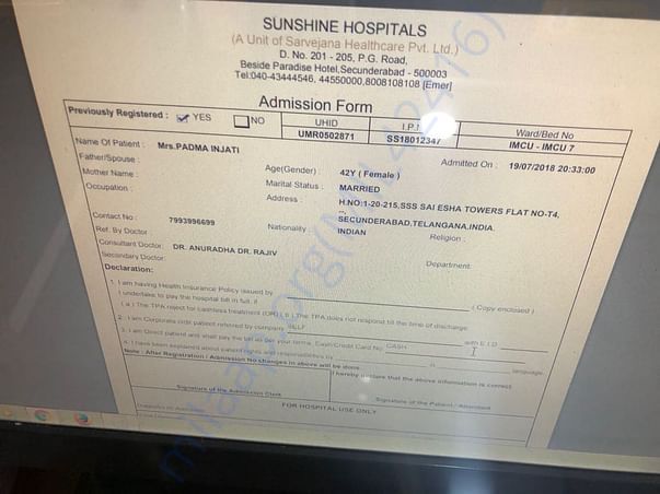 Admission details