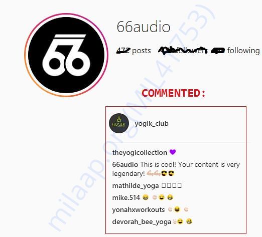 Comments by real followers #2
