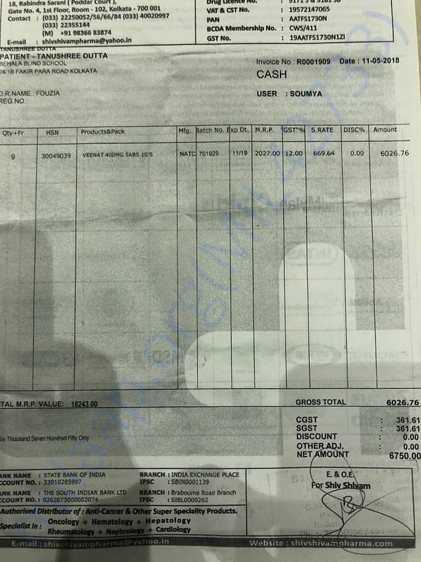 Medication details which she needs to continue for the rest of life
