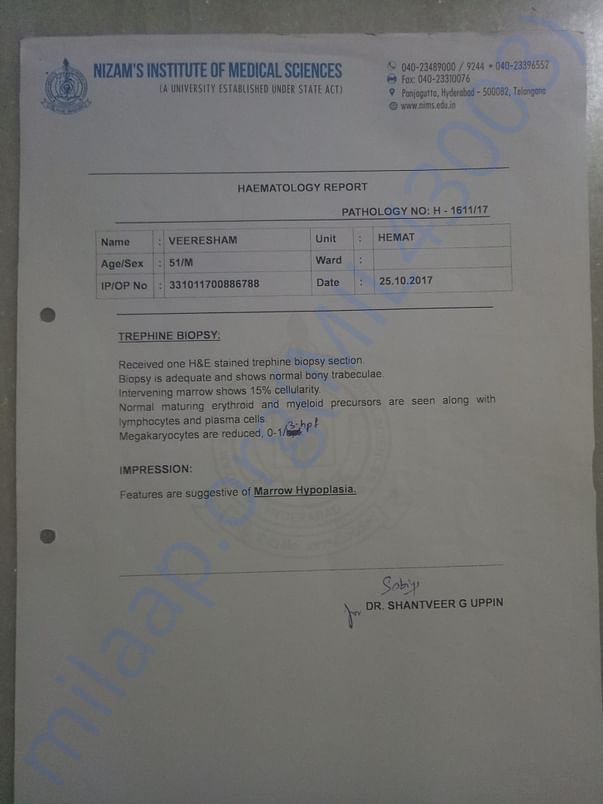 Biopsy report