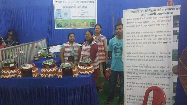 Displaying health benefits of indigenous food @ a Fair