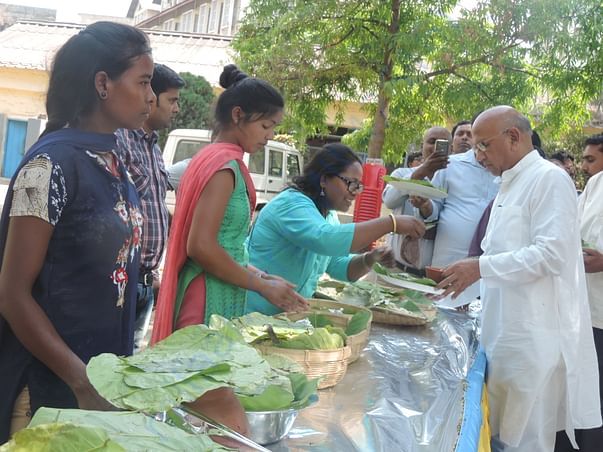 At environment day fair, with Shri Saryu Rai, Jharkhand Food Minister