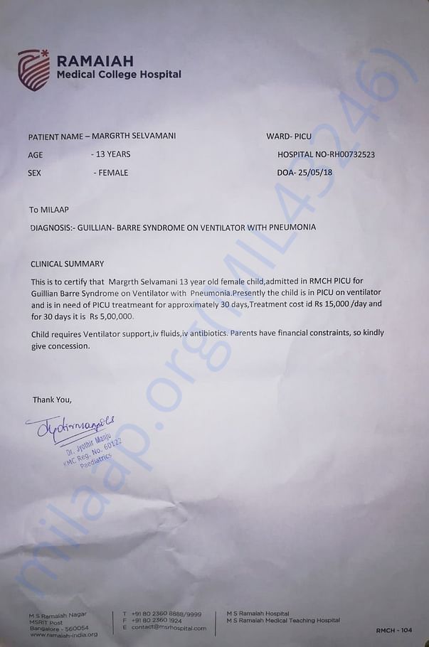 Estimation letter