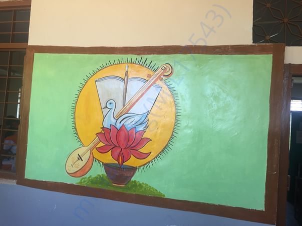 Encouraging messages on the walls