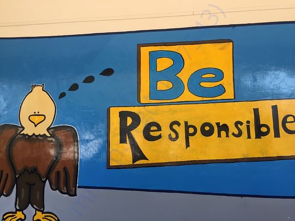 More messages for children to learn from the walls too..