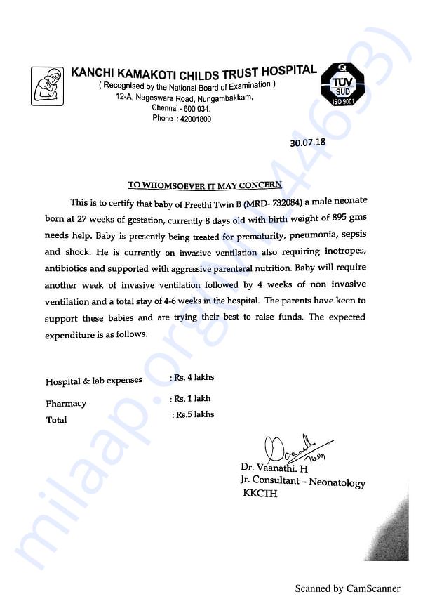 Estimation Letter Twin 2