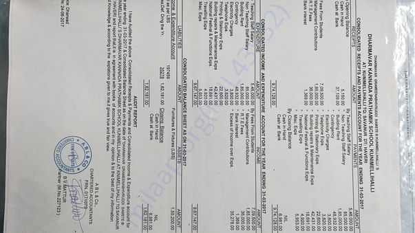 Recent audit report 2017