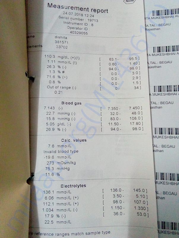 MEASUREMENT REPORT