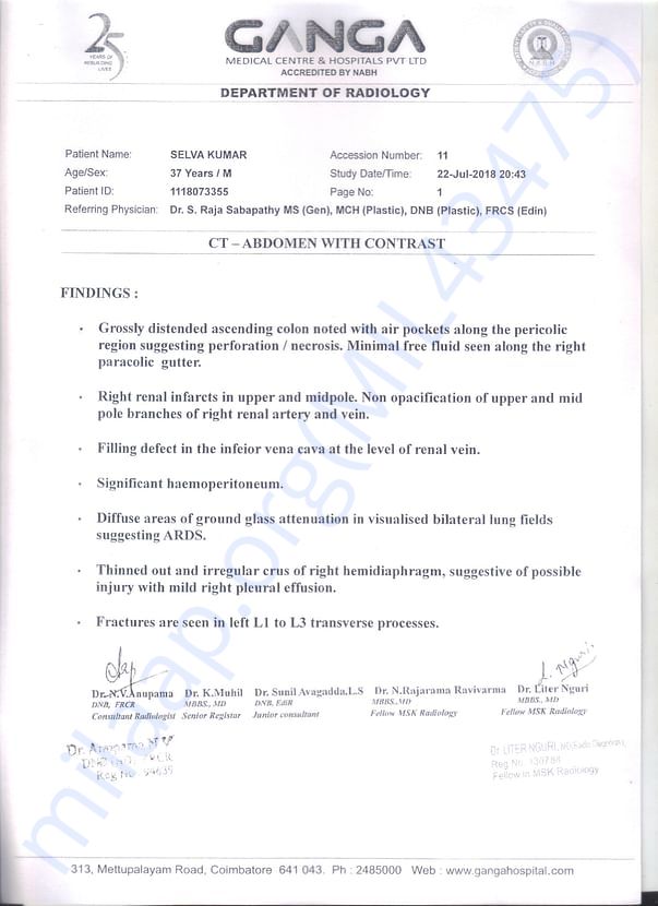 Scan report