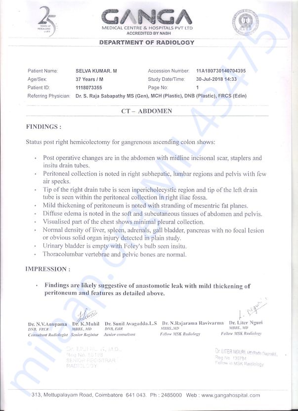 Scan report