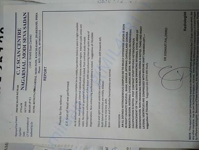 Medical report