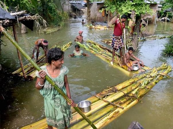 Flood relief for Assam