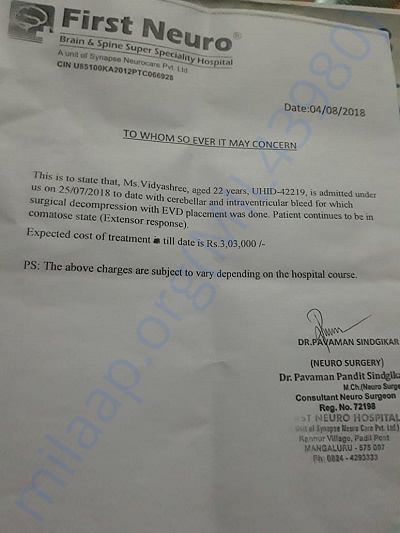 Medical estimate