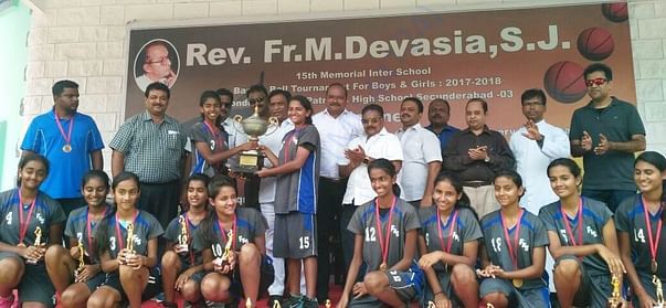 Girls winner for the last year Basketball tournament 2017