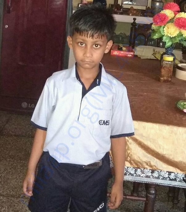 He is too young to go through such a pain.
