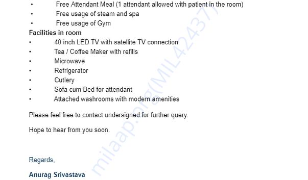 Latest from the hospital