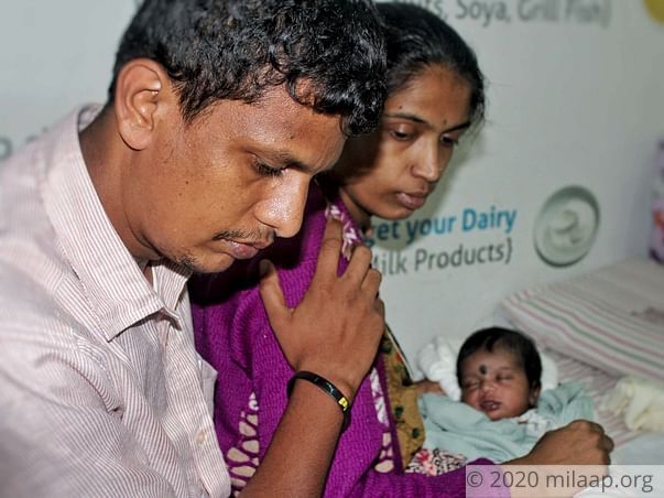 Bhagyamma's baby will succumb to a fatal infection without urgent help