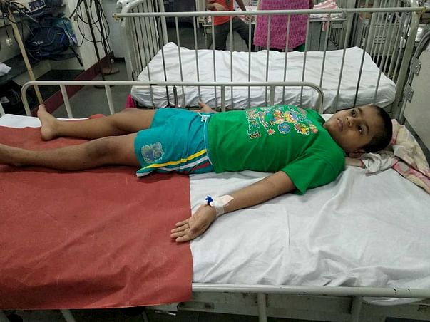 Help 10 Years Old Liftman Son Suffering From Sever Aplastic Anemia