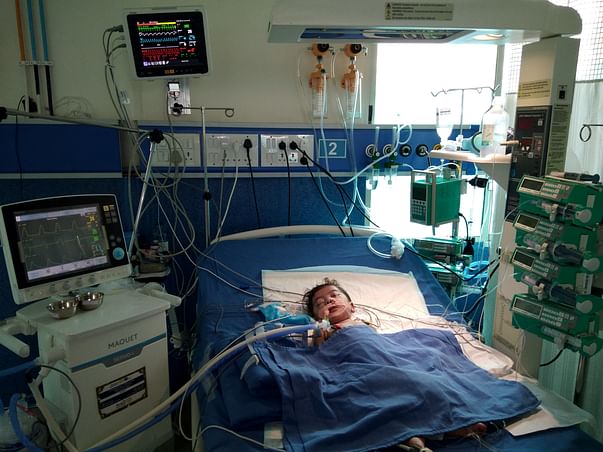 Baby Panchami with fragile lungs is fighting for life.
Please help.