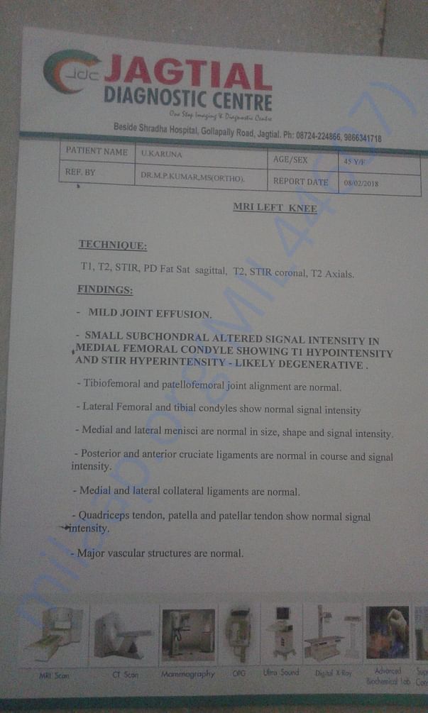 Hospital documents