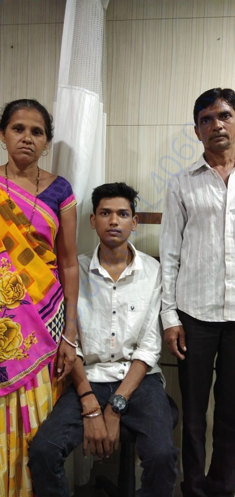 Vipul, his father Ranchodbhai and His Mother, Leelaben