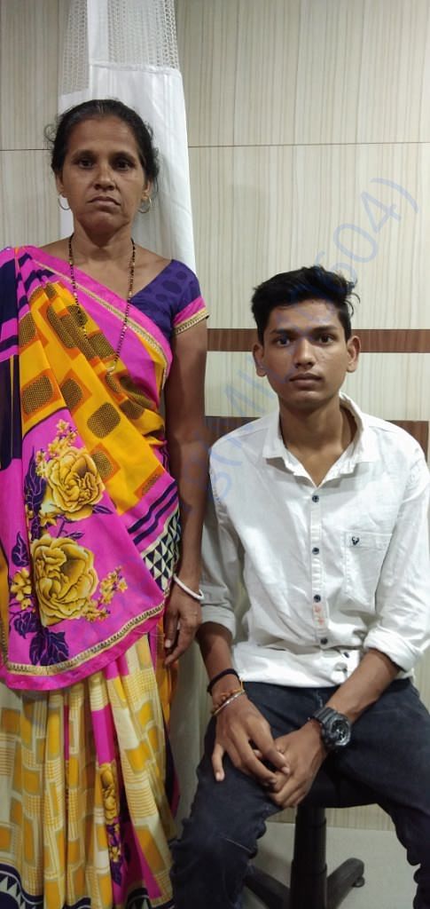 Vipul and his mother, Leelaben