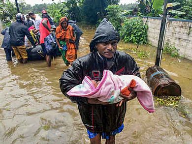 Flood affected
