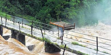 Flood affected