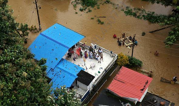 People stranded in Terrace after flood surrounded the house