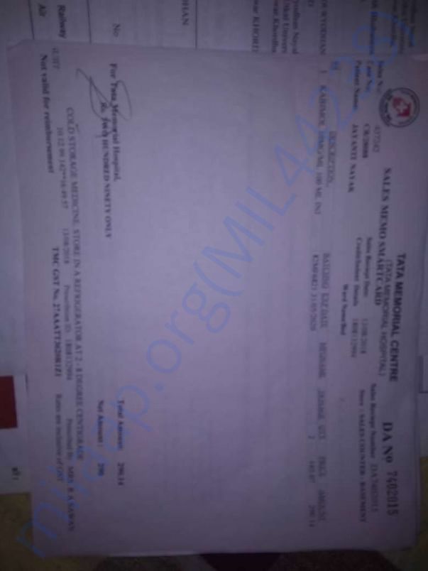 Receipt TMH