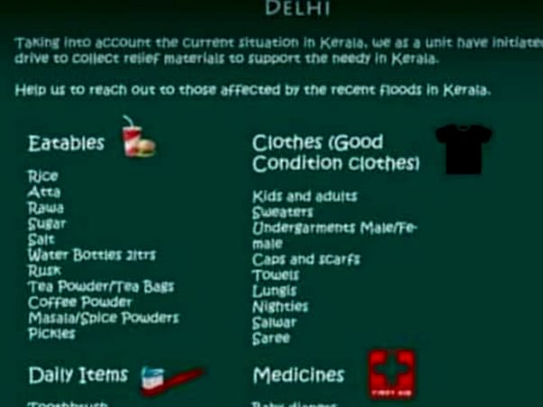 Kerala Flood Relief