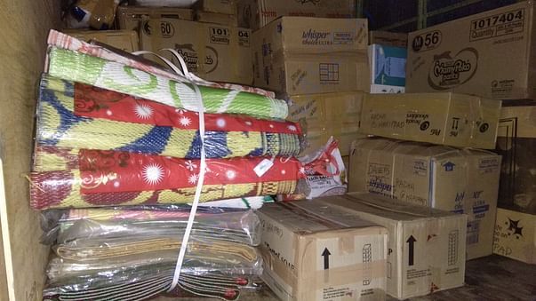 Items we have shipped from banglore on Aug 18th night