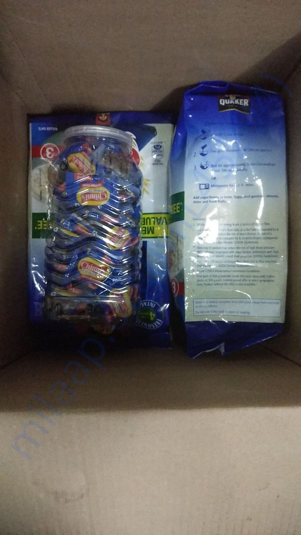 Items we have shipped from banglore on Aug 18th night