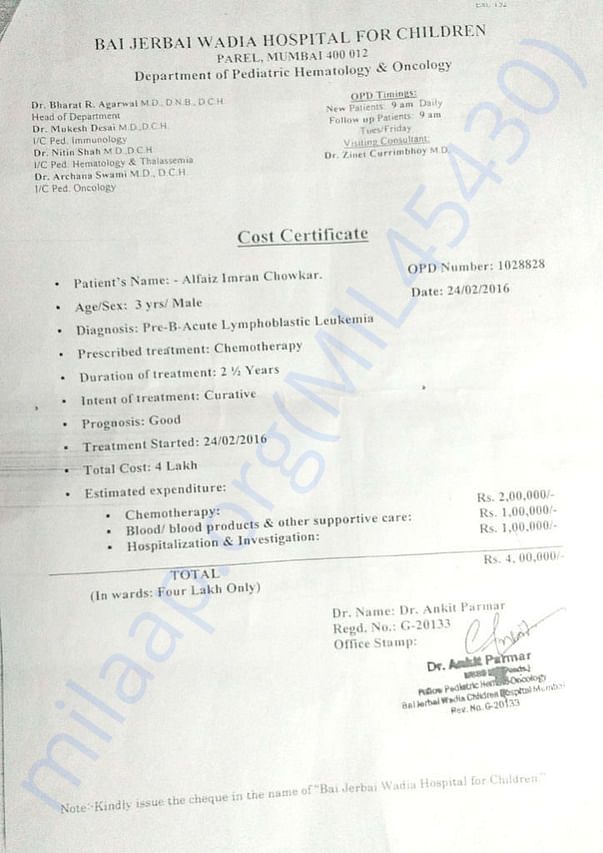 Ration card document