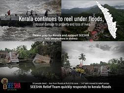 Join hands with SEESHA to support kerala flood affected people