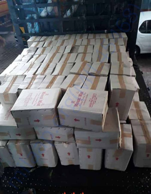 Food supplies to relief camps