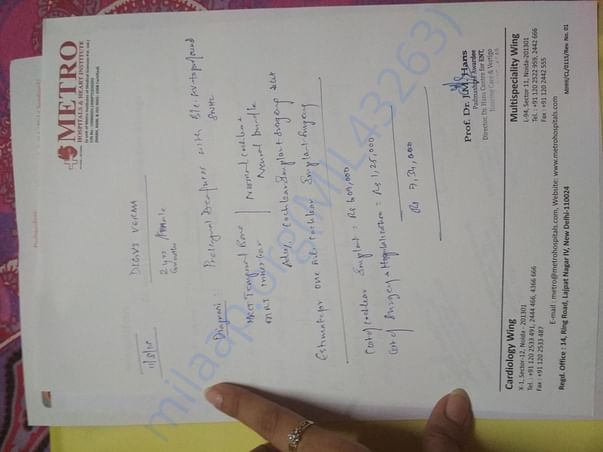 Estimate for 1 ear implant surgery